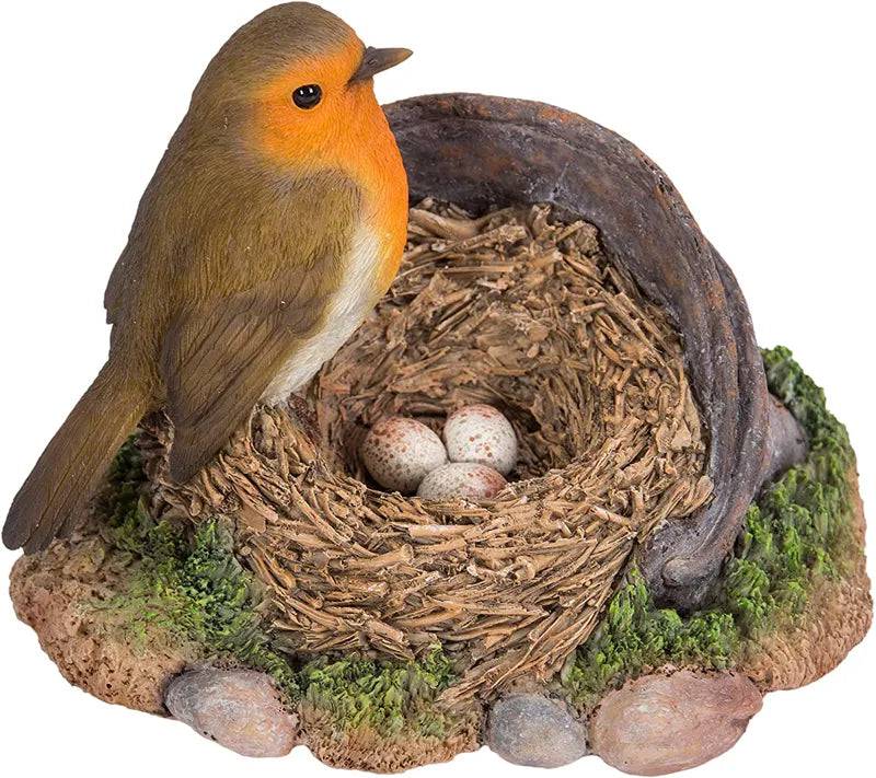 Robin Standing on Rusty Pail D
