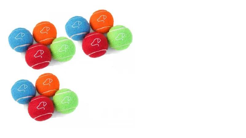 Pooch Tennis Balls 6.5cm - Value 12 Pack